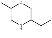 Morpholine, 2-methyl-5-(1-methylethyl)- Struktur