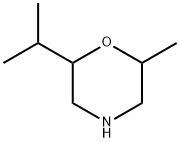 Morpholine, 2-methyl-6-(1-methylethyl)- Struktur