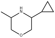 Morpholine, 3-cyclopropyl-5-methyl- Struktur