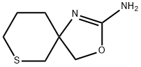 3-Oxa-7-thia-1-azaspiro[4.5]dec-1-en-2-amine Struktur