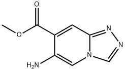 methyl 6-amino-[1,2,4]triazolo[4,3-a]pyridine-7-carboxylate Struktur