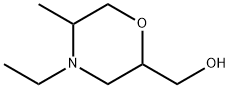 2-Morpholinemethanol, 4-ethyl-5-methyl Struktur