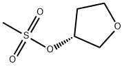 3-Furanol, tetrahydro-, 3-methanesulfonate, (3R)- Struktur