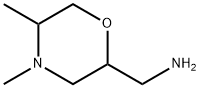 2-Morpholinemethanamine, 4,5-dimethyl- Struktur