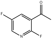 Ethanone, 1-(2,5-difluoro-3-pyridinyl)- Struktur