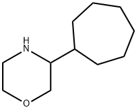 Morpholine, 3-cycloheptyl- Struktur