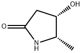 2-Pyrrolidinone, 4-hydroxy-5-methyl-, (4S,5S)- Struktur