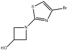 1-(4-bromothiazol-2-yl)azetidin-3-ol Struktur