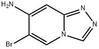 6-bromo-[1,2,4]triazolo[4,3-a]pyridin-7-amine Struktur