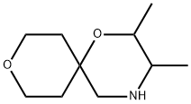 1,9-Dioxa-4-azaspiro[5.5]undecane, 2,3-dimethyl- Struktur