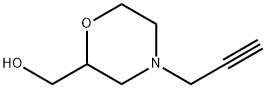 2-Morpholinemethanol,4-(2-propyn-1-yl)- Struktur