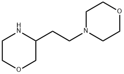 Morpholine, 3-[2-(4-morpholinyl)ethyl]- Struktur