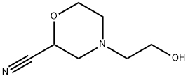 2-Morpholinecarbonitrile,4-(2-hydroxyethyl)- Struktur