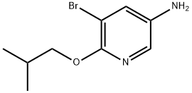 3-Pyridinamine, 5-bromo-6-(2-methylpropoxy)- Struktur