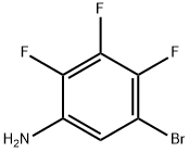 5-bromo-2,3,4-trifluoroaniline Struktur