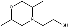 4-Morpholineethanethiol, 2,5-dimethyl Struktur