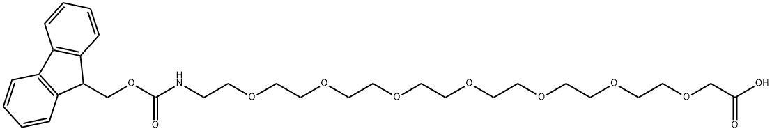 Fmoc-peg7-ch2cooh Struktur