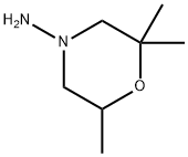 4-Morpholinamine, 2,2,6-trimethyl- Struktur