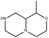 Pyrazino[2,1-c][1,4]oxazine, octahydro-1-methyl- Struktur