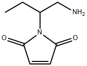 1H-Pyrrole-2,5-dione, 1-[1-（aminomethyl)propyl]- Struktur