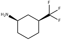 (1R,3S)-3-Trifluoromethyl-cyclohexylamine Struktur