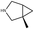 3-Azabicyclo[3.1.0]hexane, 1-methyl-, (1S)- (9CI) Struktur