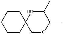 4-Oxa-1-azaspiro[5.5]undecane, 2,3-dimethyl- Struktur