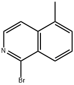 Isoquinoline, 1-bromo-5-methyl- Struktur