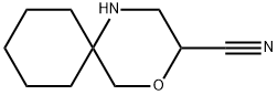 4-Oxa-1-azaspiro[5.5]undecane-3-carbonitrile Struktur