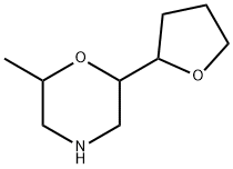 Morpholine, 2-methyl-6-(tetrahydro-2-furanyl)- Struktur