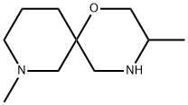 1-Oxa-4,8-diazaspiro[5.5]undecane, 3,8- Struktur