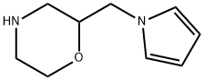 Morpholine, 2-(1H-pyrrol-1-ylmethyl)- Struktur