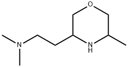 3-Morpholineethanamine, N,N,5-trimethyl Struktur