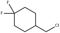 Cyclohexane, 4-(chloromethyl)-1,1-difluoro- Struktur