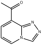 1-{[1,2,4]triazolo[4,3-a]pyridin-8-yl}ethan-1-one Struktur