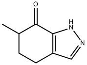 6-methyl-1,4,5,6-tetrahydroindazol-7-one Struktur