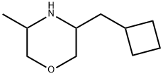 Morpholine, 3-(cyclobutylmethyl)-5-methyl- Struktur