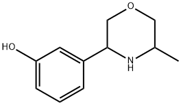 Phenol, 3-(5-methyl-3-morpholinyl)- Struktur