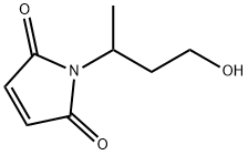 1H-Pyrrole-2,5-dione, 1-(3-hydroxy-1- Struktur