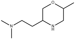 3-Morpholineethanamine, N,N,6-trimethyl Struktur