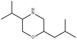 Morpholine,5-(1-methylethyl)-2-(2-methylpropyl)- Struktur