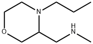 3-Morpholinemethanamine, N-methyl-4-propyl- Struktur