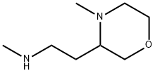 3-Morpholineethanamine, N,4-dimethyl- Struktur