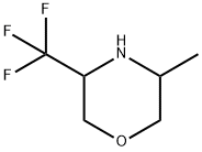 Morpholine,3-methyl-5-(trifluoromethyl)- Struktur