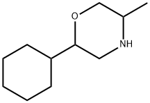 Morpholine, 2-cyclohexyl-5-methyl- Struktur