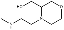 3-Morpholinemethanol, 4-[2-(methylamino)ethyl]- Struktur