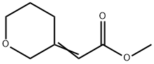 Acetic acid, 2-(dihydro-2H-pyran-3(4H)-ylidene)-, methyl ester Struktur