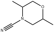 4-Morpholinecarbonitrile, 2,5-dimethyl- Struktur