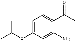 Ethanone, 1-[2-amino-4-(1-methylethoxy)phenyl]- Struktur