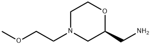 2-Morpholinemethanamine,4-(2-methoxyethyl)-,(2S)- Struktur